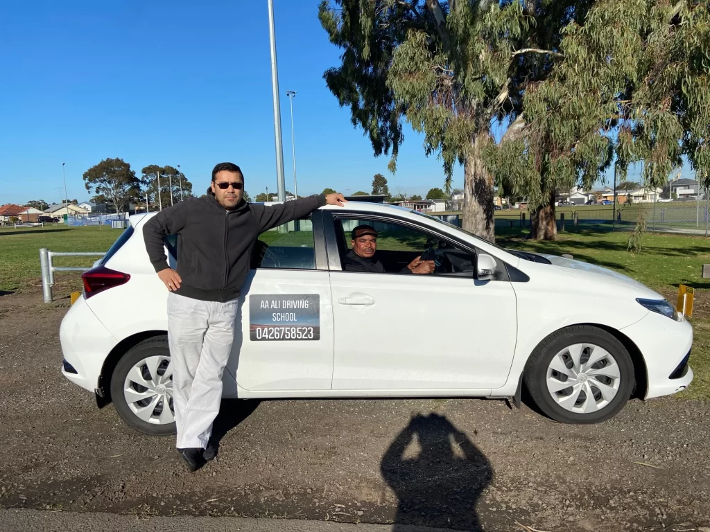 Driving Test in Geelong with manual Toyota